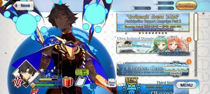 NA Lvl 42|5 SSR 3 limited|Arjuna (Alter), Queen Medb, Oberon, Cú Chulainn (Alter),Etc|Log Tf Code|Check SS|(FGO728)