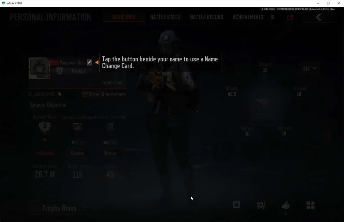 Mobile | Lvl 30 | SV 26.8M | CV 21.2M | CN On Symphony AR57 | Diamond AKM | AEK | SCAR-L | Feathers MPX | Secrets RPK-16 AB026B