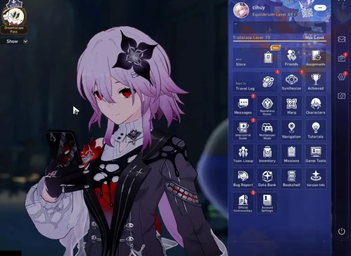 ASIA|TL 70|15 Limited|[(AcheronE2,Saber,Firefly,Archer,Robin)+Sign,Evernight,Cyrene,Dante,etc]|1 GC|Female MC|Take Mail|HSR7602
