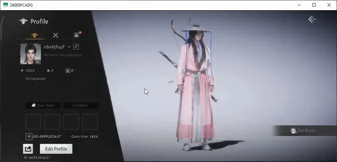 Global|Lvl 5| 3671 GS|1 Harmonic Core|Lone March|Anthem of Ages|Wanderer Sorrow|Nameless Sword|Male MC|Log Netease|WWM1217