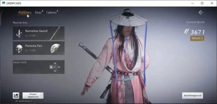 Global|Lvl 5| 3671 GS|1 Harmonic Core|Lone March|Anthem of Ages|Wanderer Sorrow|Nameless Sword|Male MC|Log Netease|WWM1217