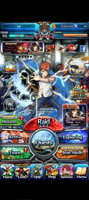 Global|Rank 95|16 Ascend 8 TW|(S Miyu,Shirou,DL Rimuru,DLS Rimuru,Fen,S Chloe,Miyu,Homura Akemi)+TW,Etc|Lpot 164 24 RGB(GS2699)