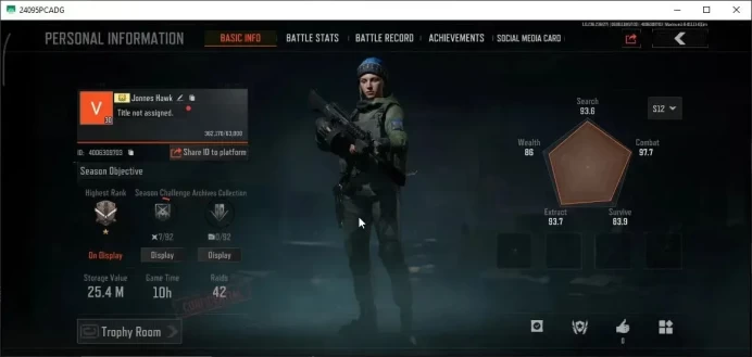 MOBILE|Lv 30|SV 25,4M|CV 22M|AKS-74U,FD AR-57,GM AK-12,Forest MP5,FA MPX|CN ON|Infinite|Check SS(AB3411)