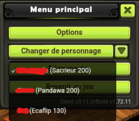 [Tiliwan] Sacri LVL 200 / Panda 200 +5M Kamas - Non Certifié - Compte UP à la main - Instant Delivery !
