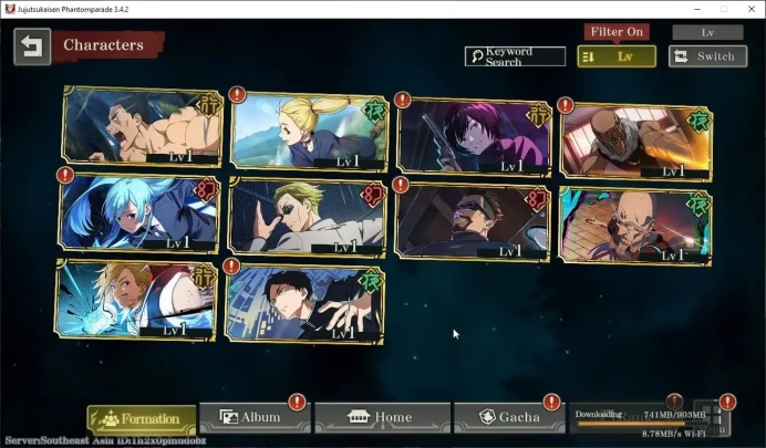 SEA |PR 1|4,6K Cube|7 SSR 1 Limited|Within Infinity Gojo,Hollow Purple Gojo,WO Nanami,NH Panda,Etc]|11 SSR Memo|Bilibili|JJK802