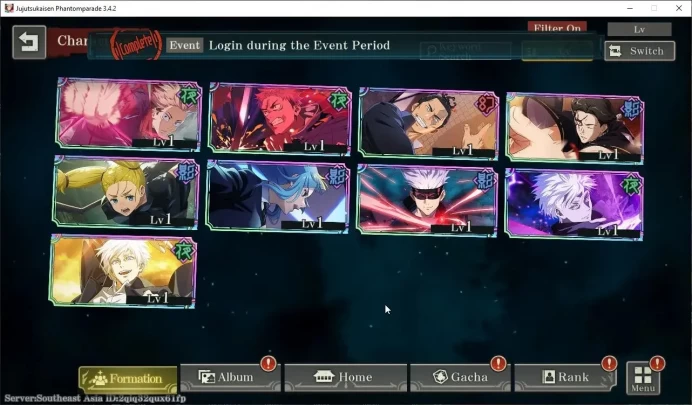 SEA |PR 1|9 SSR 2 Limited|Awakened Gojo,Entrusted Life Yuji,Hollow P Gojo,Cefb Yuji,Noritoshi,Etc]|14 SSR Memo|Bilibili|JJK804
