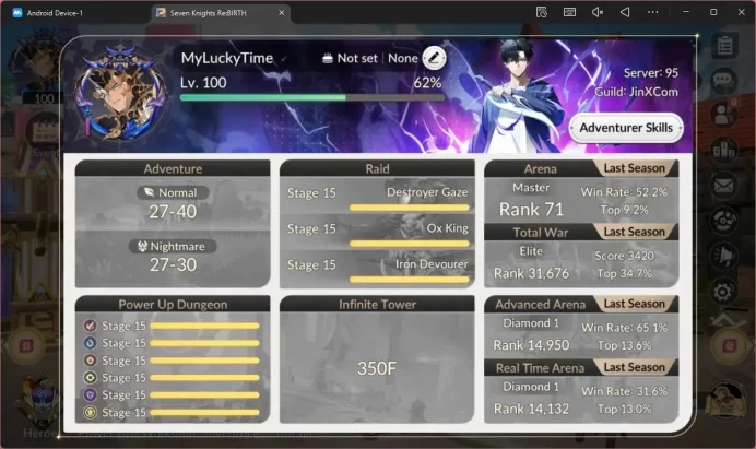 Global|Full EX7(Fai TC1,Melia TC1,Rosie TC1,Juri,Gelidus)|26 TC6 Dellons,Skuld,Ryan,Kyle Etc|7k Ruby|2 LegCost|Netmarble|7KR029B