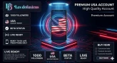 USA| 1000+ Real Followers | High Engagement | Live Ready | Monetized | Beta| INSTANT DELIVERY