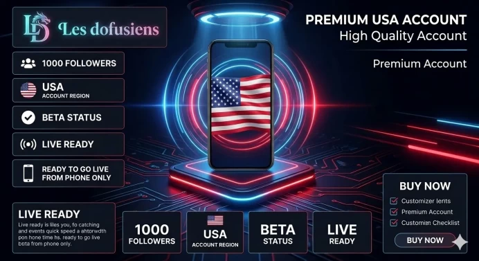 USA| 1000+ Real Followers | High Engagement | Live Ready | Monetized | Beta| INSTANT DELIVERY