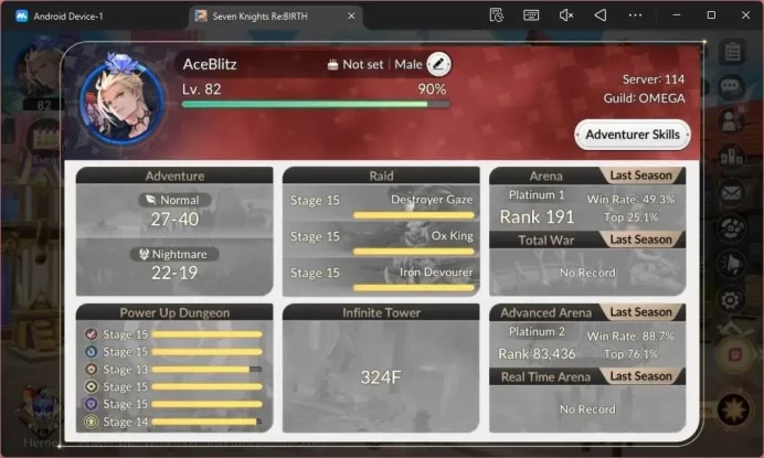 Global|3 EX7(Fai,Juri,Gelidus)|8 TC6 Dellons,Ryan,Lu Bu,Biscuit,Bai Long,Espada,Pascal,Miho|20k Ruby|Netmarble|7KR030B