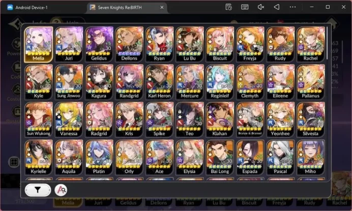 Global|3 EX7(Fai,Juri,Gelidus)|8 TC6 Dellons,Ryan,Lu Bu,Biscuit,Bai Long,Espada,Pascal,Miho|20k Ruby|Netmarble|7KR030B