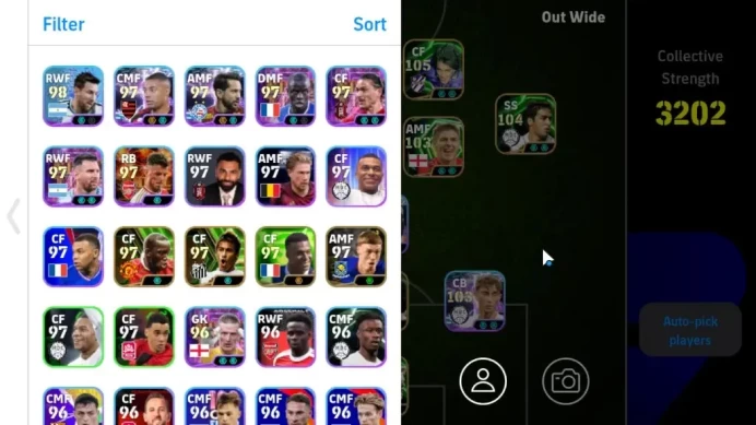 Android|BigTime Ronaldinho G,Epic Lionel Messi,Johan Cruyff,Oliver Kahn,Raul,David Villa,Gabriel B,etc|PES2026|Take Mail|EF1970