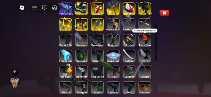 (ROBLOXRIVALS) ROBLOX2264//ACCOUNT WITH PERMAFROST /CRYSTAL KATANA /A GOOD RIVALS ACCOUNT WITH DONATIONS/ LOTS OF WEAPONS AND SKINS