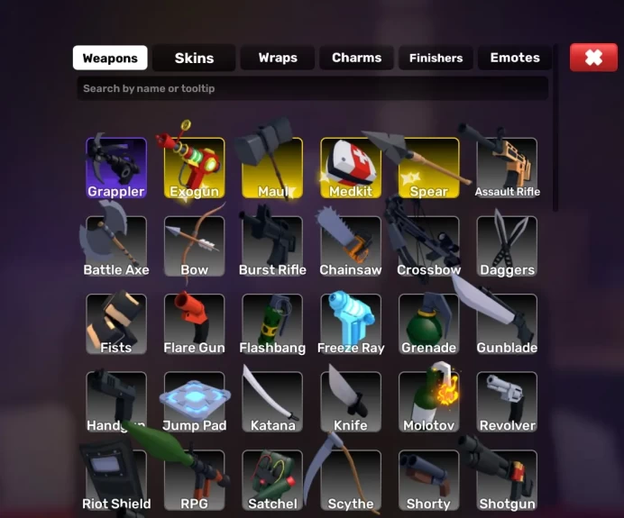 (ROBLOXRIVALS) ROBLOX2266//ACCOUNT WITH LVL 139 / SILVER 2 /25 SKINS / 5 DONATION WEAPONS