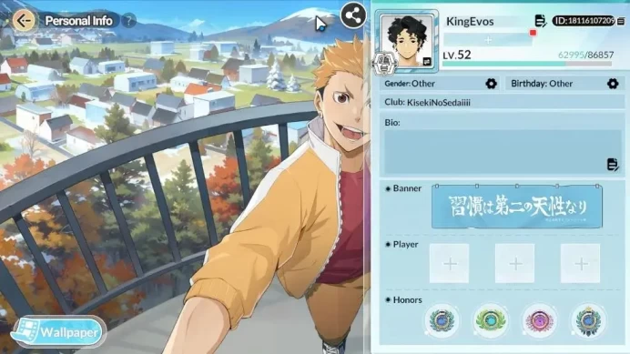 SEA Lvl 52|3 SP [Kotaro Bokuto,Keiji Akaashi,Wakatoshi Ushijima]+Memo|4 UR [Kiyoomi,Motoya,Atsumu,Osamu]+Memo|21 SSR|HFH1049