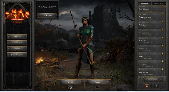 Diablo II / Full Mail Access / see the picture / Please Read Description / pohbr