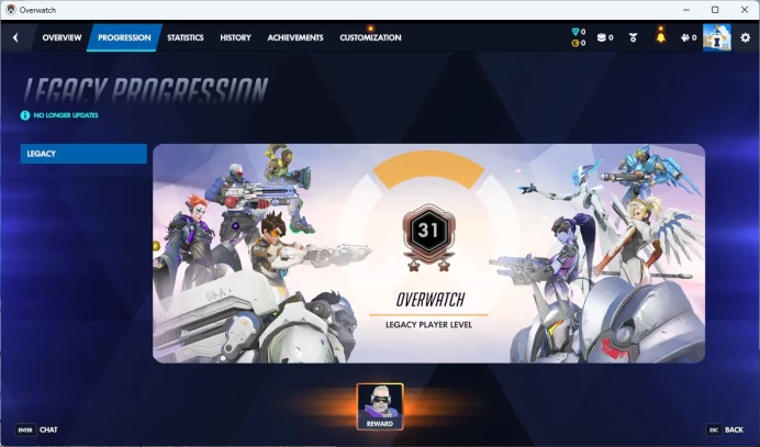 4124 LEGACY COMPETITIVE POINT / 1 Gold Weapons / Full Mail Access / see the picture / Please Read Description / oaxvx