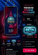| Europe Account Beta Enabled |1000 followers|20 k views |Full Mail Access |Auto Delivery | Live avaible|
