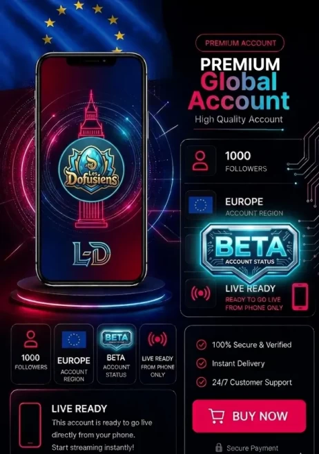 | Europe Account Beta Enabled |1000 followers|20 k views |Full Mail Access |Auto Delivery | Live avaible|