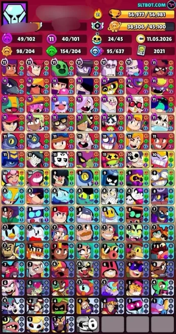 [BEST DEAL] 32K POINT - 57K TROPHY | 101 BRAWLER | 40 MAX | 38 HYPER | +310 SKINS | INSTANT DELIVERY | LIFETIME WARRANTY 
