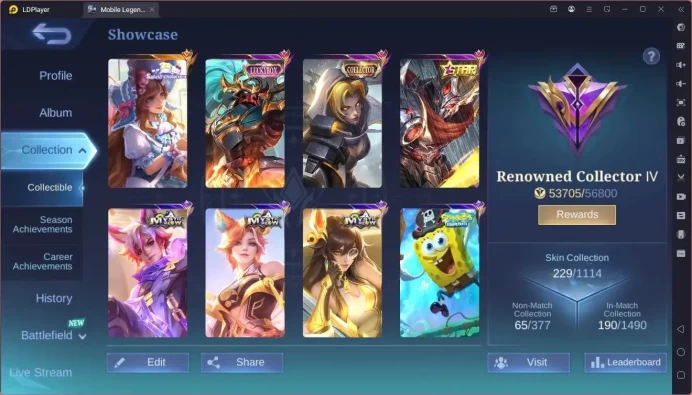 Global|Hero 115|Skin 229|Renowned|Sanrio Floryn|Lyckybox Alpha|CC Natalia|5TAR Haya|Meowkin Julian,Lesley|More Check SS ML2259