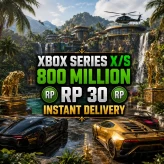 Xbox Series X/S ◆ 800 Million Total Assets (Cash + 231 Deluxos) ◆ 48M Pure Bank Cash ◆ RP 30 ◆ GTA Modded Account ◆ 24/7 Support ◆ #ARX154
