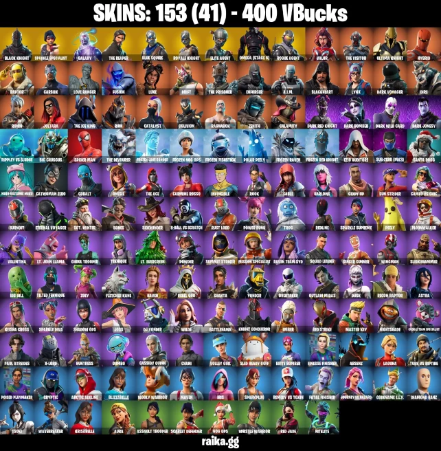 [PC/XBOX/NTD] 153 SKINS | GALAXY | BLACK KNIGHT | LEVIATHAN AXE | THE REAPER | BLUE SQUIRE | ROYALE KNIGHT | ELITE AGENT | OMEGA (STAGE 5)