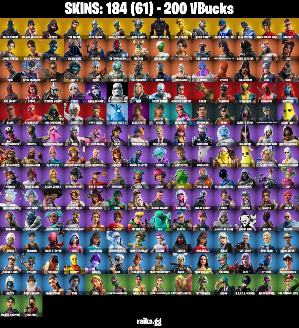 [ALL PLATFORMS] 184 SKINS | IKONIK | BLACK KNIGHT | LEVIATHAN AXE | THE REAPER | BLUE SQUIRE | ROYALE KNIGHT | ELITE AGENT | SCENARIO | FLOSS