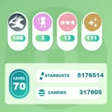Level 70, 12 CP3000, 2 Legendary IV100, 111 Shiny, 108 Legendary, 13 IV 100, 6 Shiny Legendary, 30 Shadow Legendary
