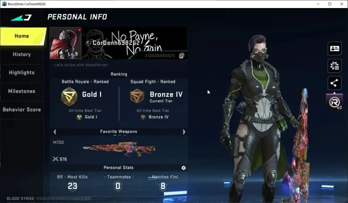ASIA|Starter ETERNAL Lv3 M700-Seraph|NetEase|Check SS|BLS5053