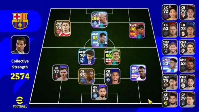 Android|Epic Steven Gerrard,Andriy Shevchenko,ShowTime Erling Haaland,LionelMessi,TFFC26 Messi,Yamal,etc|PES2026|TakeMail|EF1992