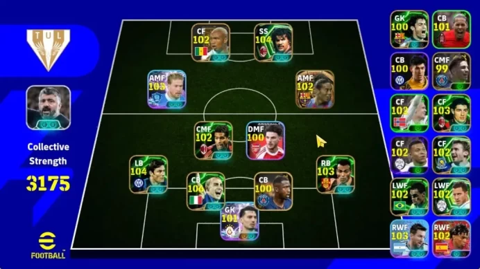 Android|Big Time Ronaldo Gaucho,Frank Lampard,Epic Fabio Cannavaro,Ruud Gullit,Javier Zanetti,Cafu,,Etc|PES2026|TakeMail|EF1995