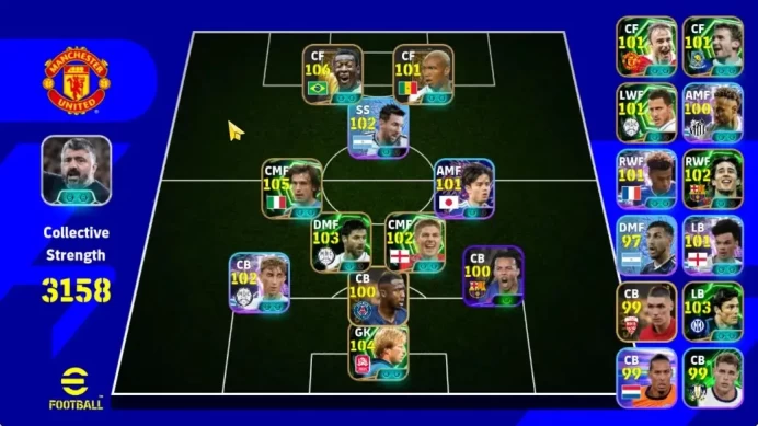 Android|Epic Pele,Andrea Pirlo,Oliver Kahn,Xabi Alonso,Javier Zanetti,Bojan Krkic,Steven Gerrard,Etc|PES2026|TakeMail|EF1994