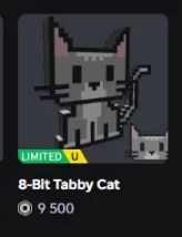 ROBLOX2344//ACCOUNT WITH ACC FOR A GIRL / TOTAL 13K+ RB / NICKNAME Gkintziger12 / 8-BIT TABBY CAT ⸱ 9.5K RAP