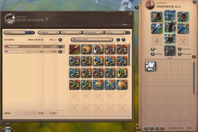 ASIA | 2,04M Total Fame - 6,19M Silver | T8 Fiber Harvester Gather Equipment - T7 battleAxe Build |Take Gmail|Check SS|(AO861)