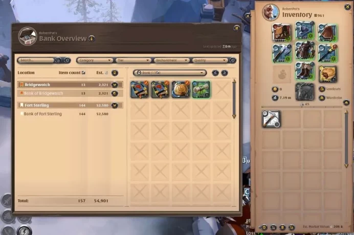 ASIA | 2,55M Total Fame - 7M Silver | T8 Ore Miner Gather Equipment - T7 battleAxe Build |Take Gmail|Check SS|(AO860)