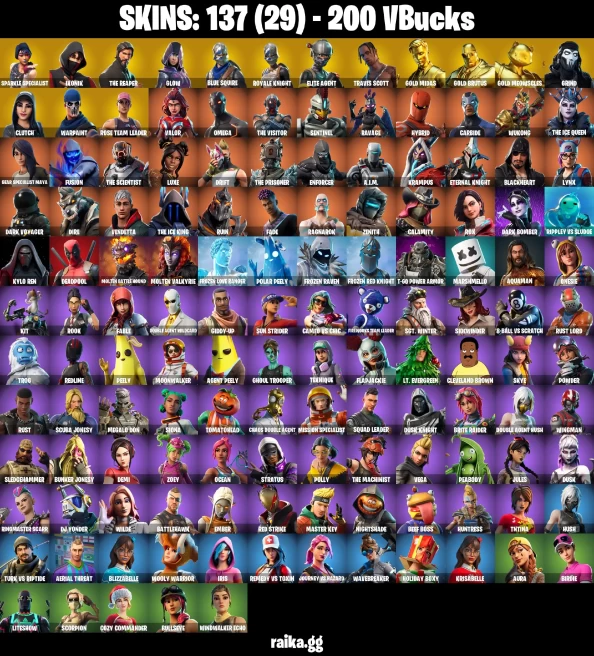 [ALL PLATFORMS] 137 SKINS | IKONIK | TRAVIS SCOTT | SPARKLE SPECIALIST | GLOW | BLUE SQUIRE | ROYALE KNIGHT | SCENARIO | FLOSS | TAKE THE L