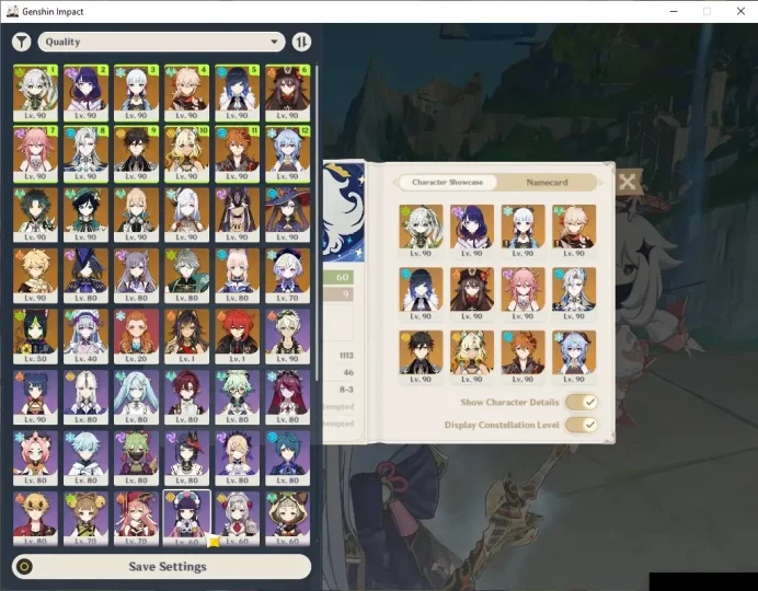 ASIA|Endgame AR60|Lots of 5*Char|19 Limit+15(*5Wep)|(Neuvil2,Nahida,Yelan,Ganyu,Childe)+Sign,KazuhaC1|Mc Male||Take Mail|GI7019