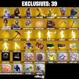 [ALL PLATFORMS] 208 SKINS | GALAXY | IKONIK | GLOW | GOLD MIDAS | TART TYCOON | LEVIATHAN AXE | SCENARIO | ROGUE AGENT | REAPER | STELLAR AXE