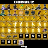 [PC/PSN] 112 SKINS | GALAXY | IKONIK | STEALTH REFLEX | MERRY MINT AXE | GOLD MIDAS | SCENARIO | REFLEX | TRAILBLAZER | REAPER | STELLAR AXE
