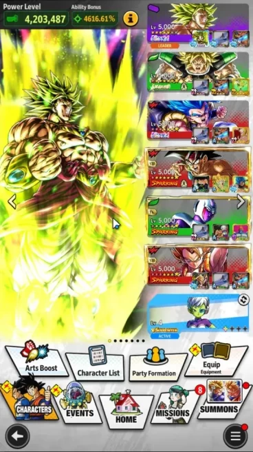 128M TP|LV167|4UL+3LR+34LL|SSG SS Gogeta,Beast Gohan,LSS Broly,SS Goku|Broly:Fury,Bardock,S Vegito|S Janemba,etc|Android|DBL1097