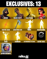 [ALL PLATFORMS] 95 SKINS | RUE | IKONIK | TRAVIS SCOTT | LEVIATHAN AXE | GOLD MIDAS | SCENARIO | CACTUS JACK | ASTRO JACK | RAGE