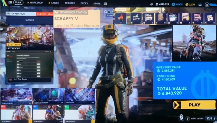 Lvl 75 / Wiped / 66 BL / Torque outfit / 2 270 tokens / 121 weapons (IV) / 6.8m credits / og owner / endgame ready