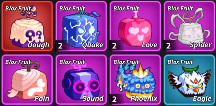 ROBLOX2391//ACCOUNT WITH PERM DRAGON,YETI,BUDDHA /3 V4 RACES /3 GAMEPASSES /2 FRUIT STORAGES /2638 LVL