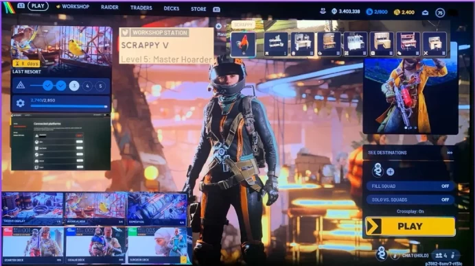 Lvl 75 / 66 BL / Torque outfit / 2 400 tokens / 122 weapons (IV) / 6.5m credits / og owner / endgame ready