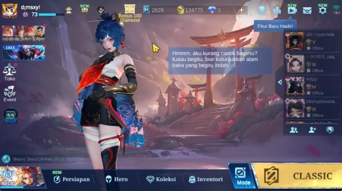 Hero 129|Skin 228|High Immo 101|Prime Claude,Lbox(Ruby,Kimmy),LB(Granger,Alucard,Harith,Tigreal),V Claude,Etc|Check SS(MLBB2293)