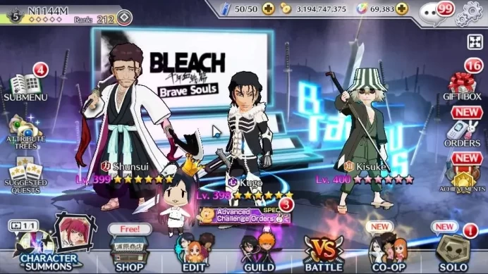 GLOBAL 1,9M POWER + 69K ORB|4 MT((Shunsui Fierce,Kugo,Momo,Kisuke)+ 2 10 Th Anniv + Ichigo TYBW26 + Uryu TYBW26 + Etc|BBS2732