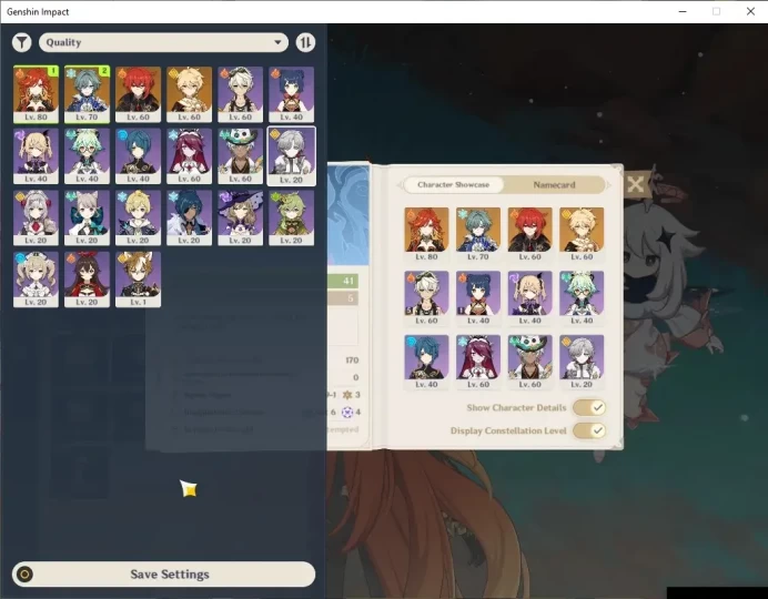 ASIA|AR 41|BD Unset|2 Limited +1(*5 Weapon)|Mavuika+Sign,Lohen|Mc Male|Take Mail|CheckSS|GI7040