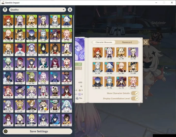 ASIA|AR 57|PreTeam Mavuika|10 Limited + 2 (*5Weapon)|Xilonen,Citlali,Flins,Ineffa,Neuvil,etc|Mc Male|Take Mail|Check SS|GI7036