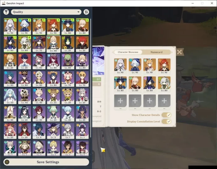 ASIA|AR 57|PreTeam Frezee [Skirk1,Escoffier,Furina]+Sign|8 Limited + 6 (*5Weapon)|Mc Male|Reoni ON|Take Mail|Check SS|GI7035